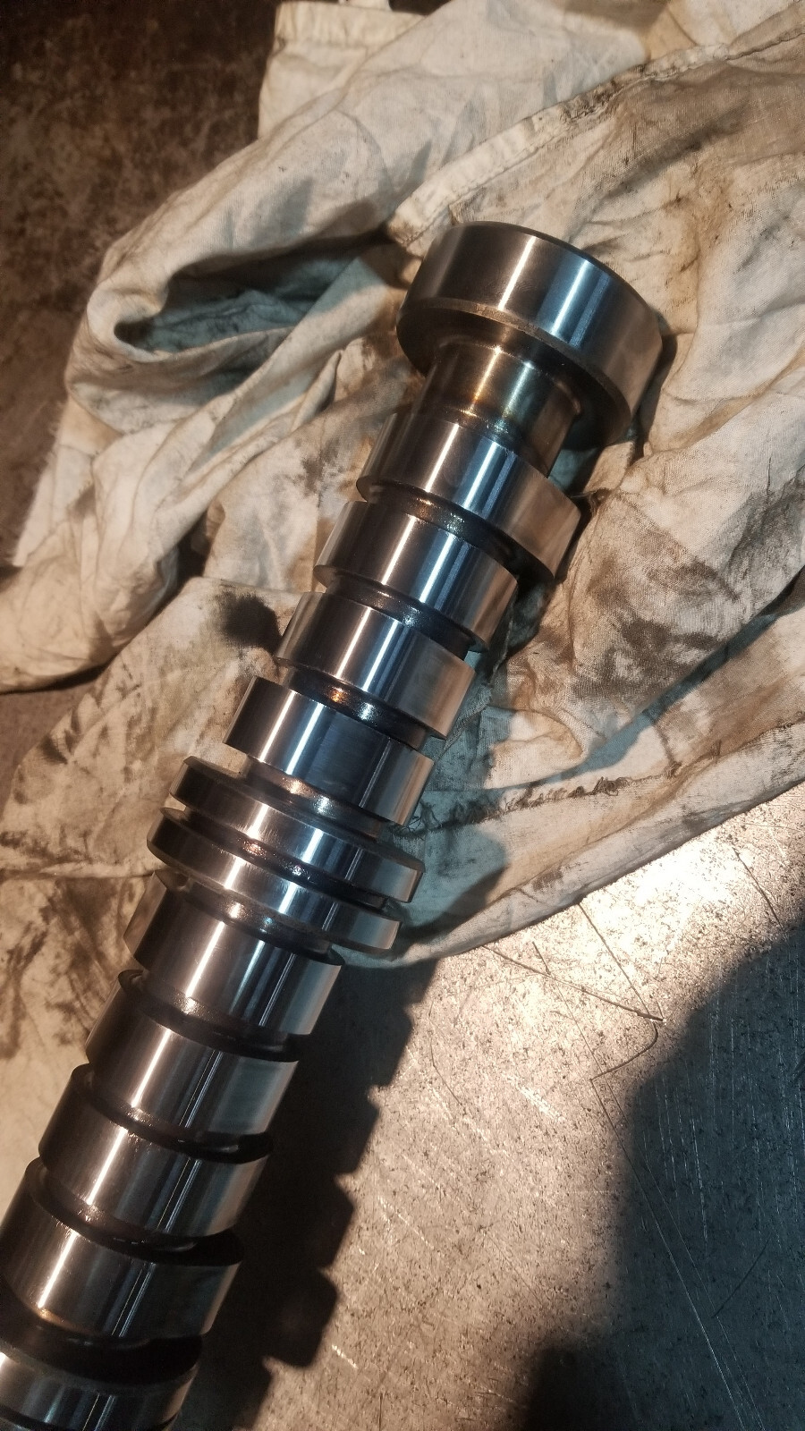 POLISHED 01-05 2001-2005 DURAMAX LB7 LLY USED CAMSHAFT 98077453 97211770 - Picture 6 of 6