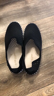 Ilse Jacobsen  Slip On Sneakers Womens 6 EU 36 black Platform Shoes