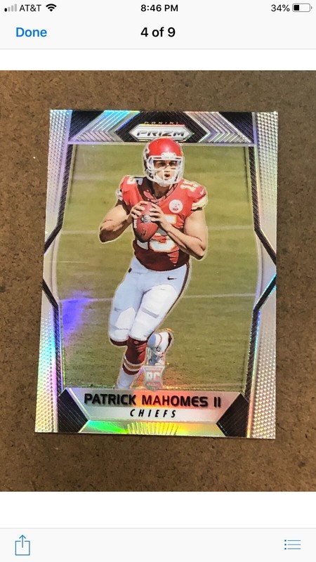 2017 PATRICK MAHOMES Gold Platinum Limited Edition ...