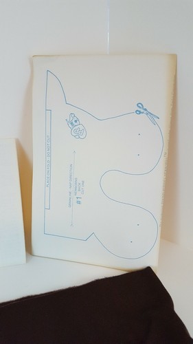 Vintage 1985 Millcraft Brown Pound Puppies Newborns Sewing Kit  COMPLETE Tonka