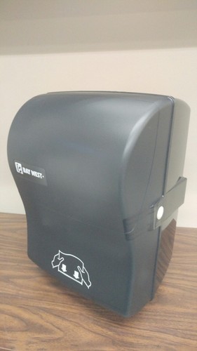 Bay West 86500 Silhouette OptiServ Mechanical Hands-free Roll Towel Dispenser