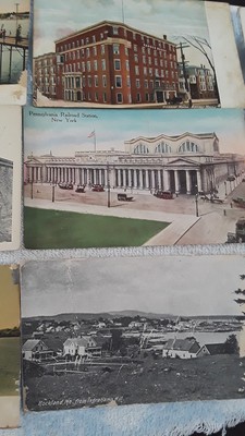 Vtg Eight Postcard Lot, Northeastern/Mid-Atlantic US - ME, MA, NY, DC(6215)