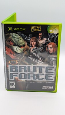 Brute Force (Microsoft Xbox, 2003) CIB Complete W/Manual & Tested 