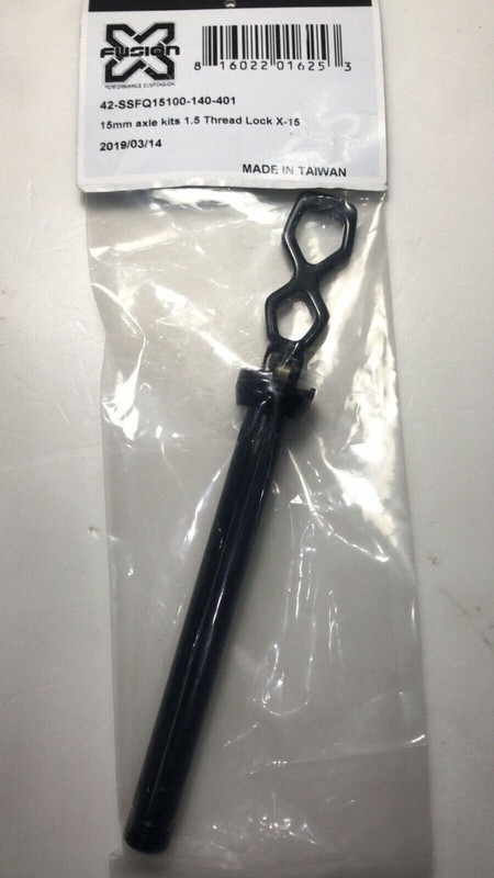 XFusion LockX Axle 15mm 1.5mm threads Sweep/Slant/Trace/Mcqueen/Slide/Velvet