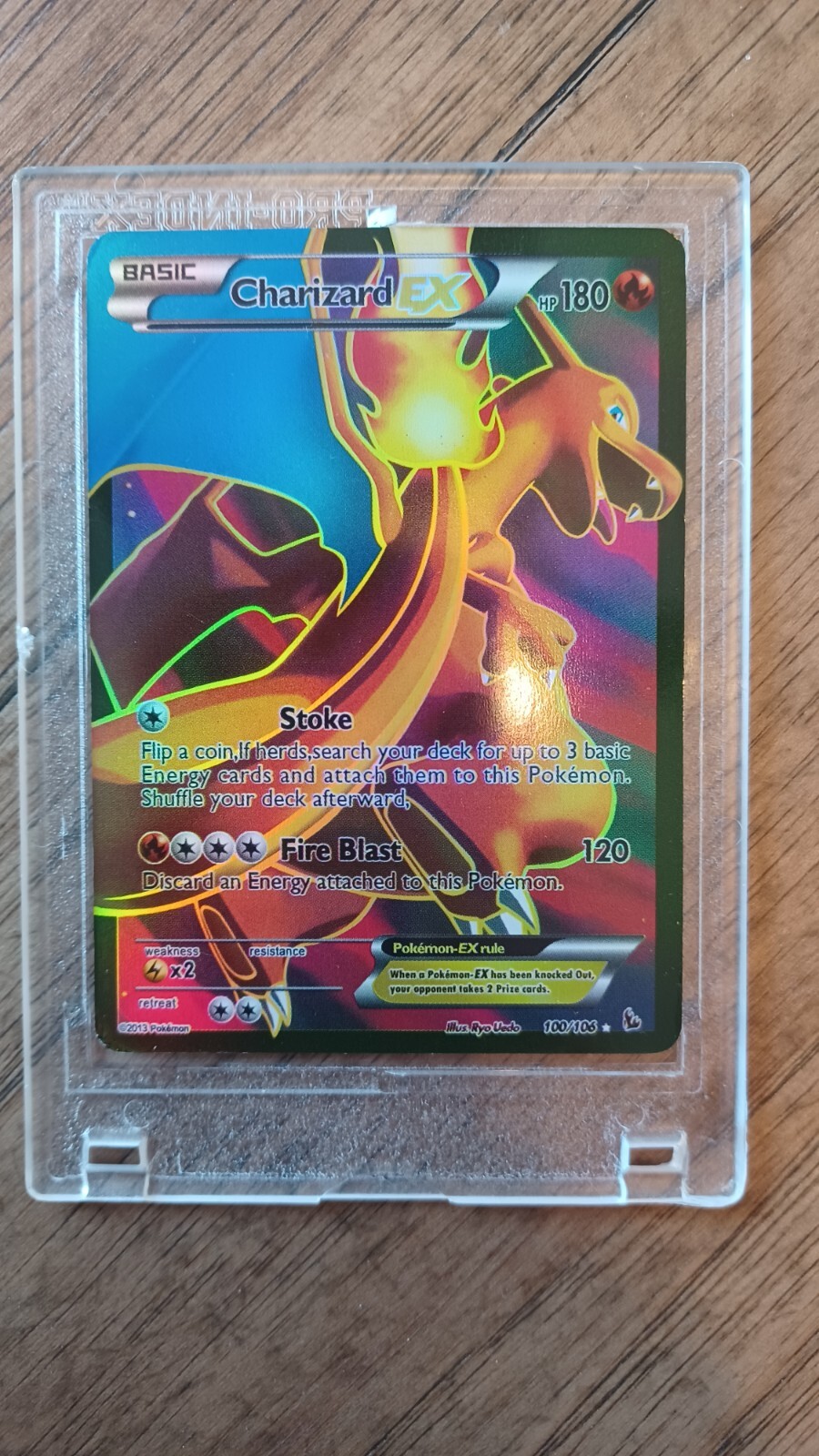 2013.ＰＯＫＥＭＮＪＰＮＢ&w.ＣＨＡＲＩＺＡＲＤ−EX−1ST.ED 2013 Pokémon Japanese EX Battle Boost Charizard 1st Edition