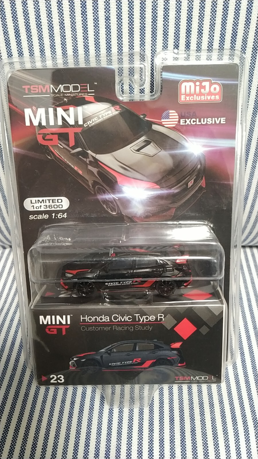 ミニカー MINI GT Honda Civic Type R FK8 LH&RH MINI GT 23 mijo Honda Civic Type R (FK8) - Customer Racing