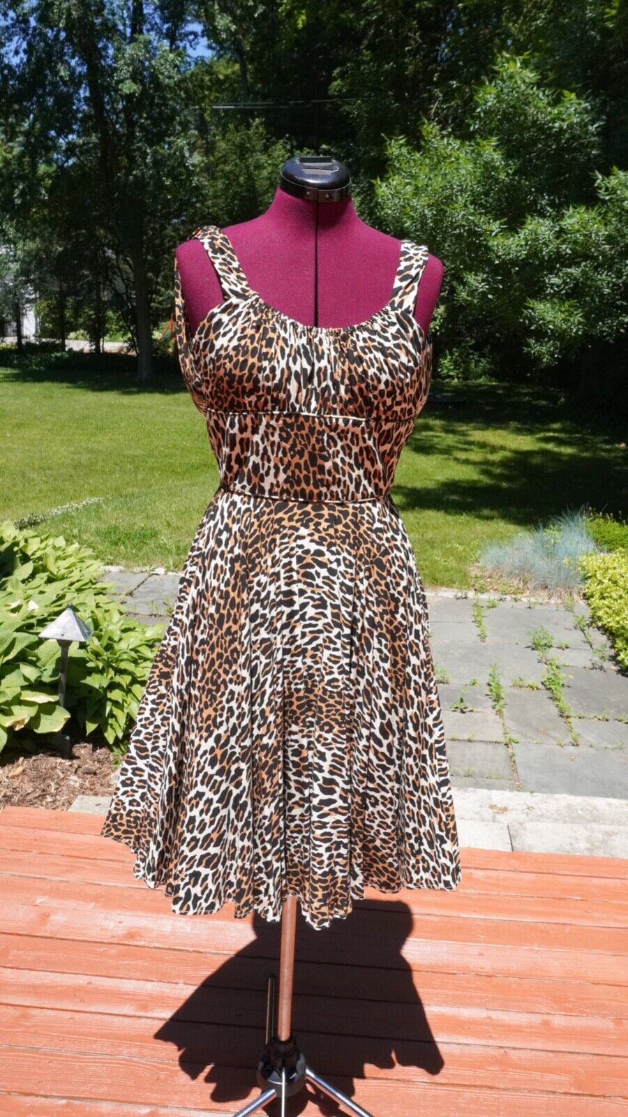 Trashy Diva Norma Jean Circle Dress - 50'S Leopard - Size 2 Trashy Diva Norma Jean Circle Dress - 50'S Leopard - Size 2