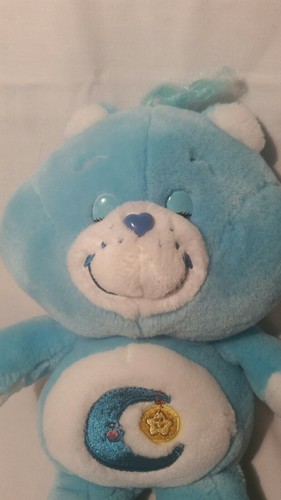 Lot 3 Plush Care Bears: Bedtime Bear 2002, Love-A-Lot 2007, Friendship Bear 2003