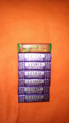 chowards violets/mints/lot of six/15 mints per pack+ one free/guava