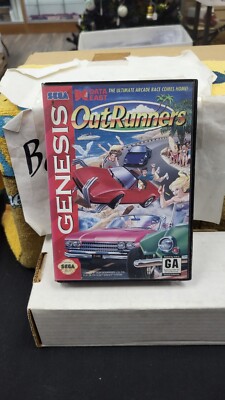 OUT RUNNERS SEGA GENESIS VIDEO GAME IN CASE NO MANUAL