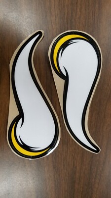 Like Vikings Football Helmet Decals (sides) (Free Shipping)