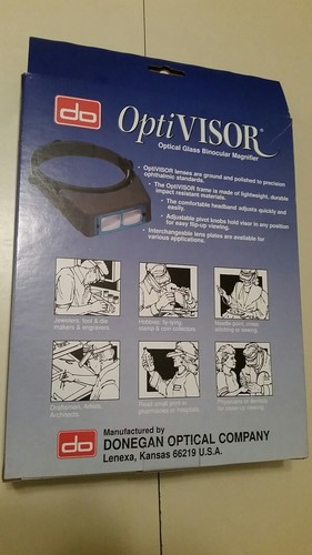 OptiVISOR Optical Glass Binocular Magnifier