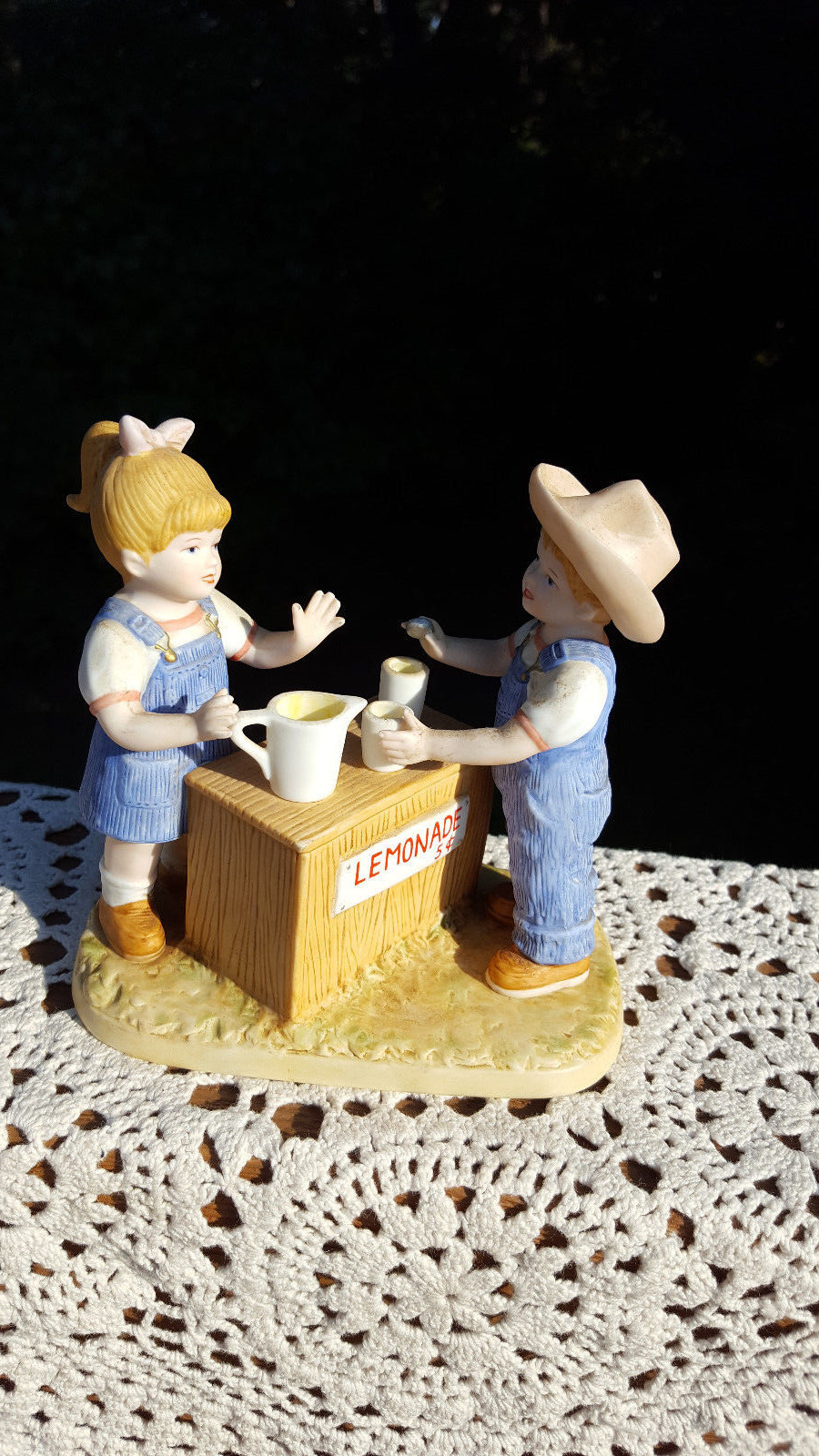 Homco Denim Day's Fresh Lemonade Figurine #15351   1999