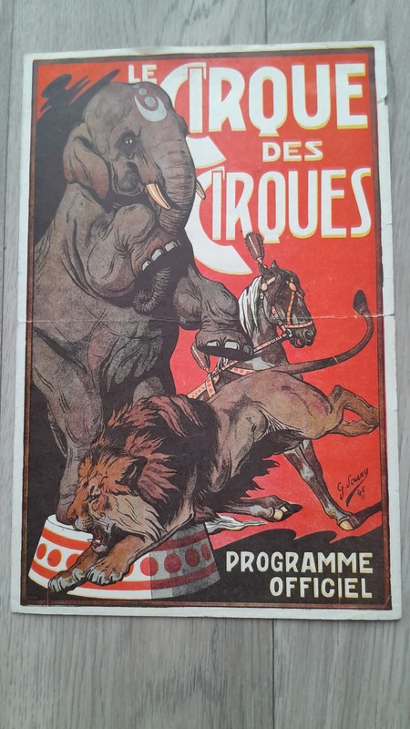 Programme Officiel Amar Le Cirque Des Cirques 1946