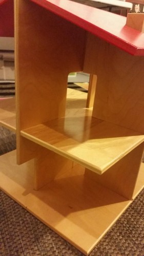 Hand Made Wooden Dollhouse Collapsible