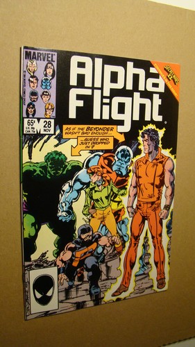 ALPHA FLIGHT 28 *VF/NM 9.0* MARVEL CANADIAN SUPER HEROES PUCK HULK BEYONDER