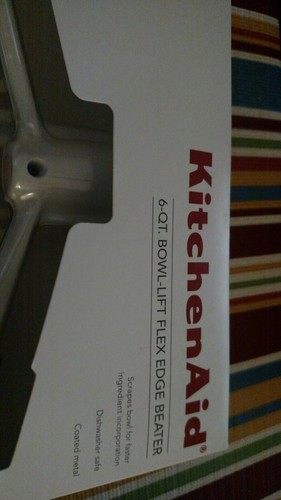 KitchenAid KFE6L 6 Qt. Bowl-Lift Flex Edge Beater / Scraper NEW Kitchen Aid