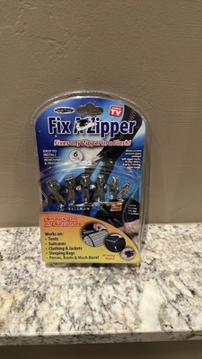 Fix A Zipper NEW As Seen On TV 6 Pack Gray Different Sizes Easy To Use