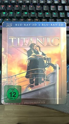 Titanic: limitiertes Steelbook Romantik-Drama-Abenteuer/2D +3D Blu-ray/4Disks