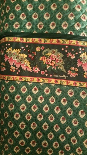 Vera bradley hanging garment bag with extra large duffel