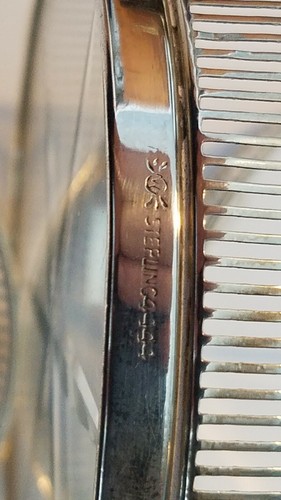 Vintage Web Sterling Silver pierced Coasters Table Drinks Collectible Lot of 5