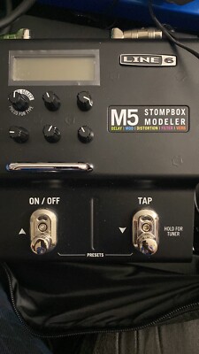 Line 6 M5 Stompbox Modeler Guitar Multi Effects Pedal Processor Tested Working