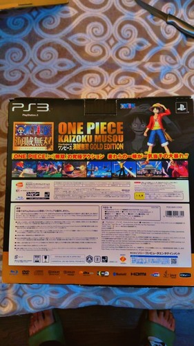 PS3 One Piece GOLD EDITION 320GB Console Box Sony