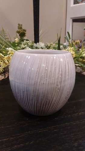 VINTAGE FRANKOMA T7 COCONUT TIKI MUG (PEARL WHITE)