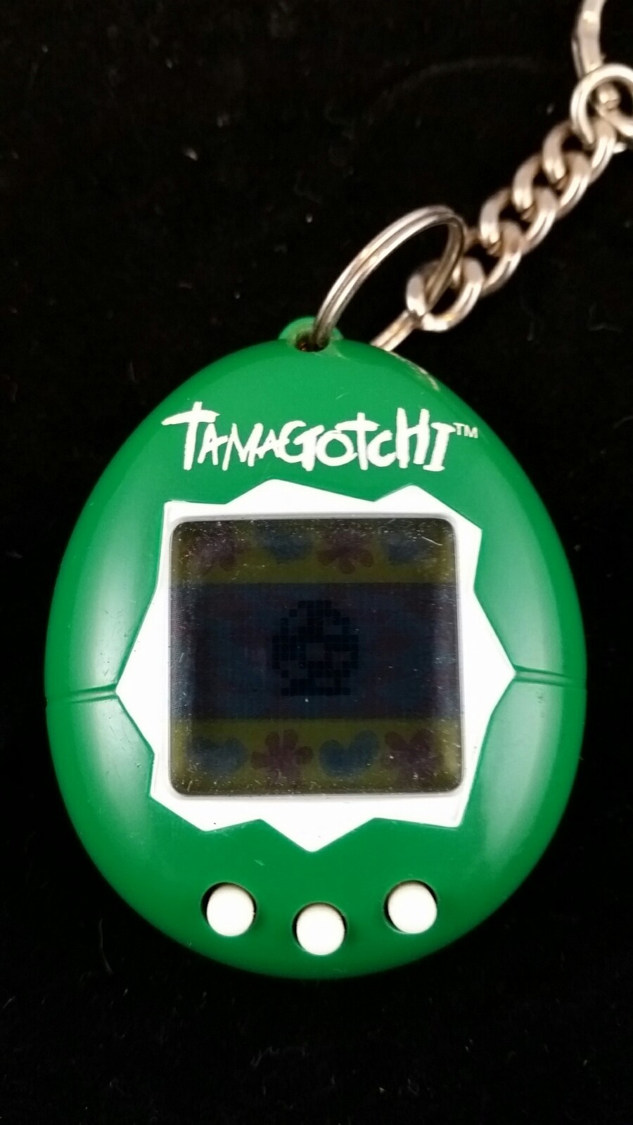TAMAGOTCHI Classic 1997 Bandai GREEN Egg Version WORKING