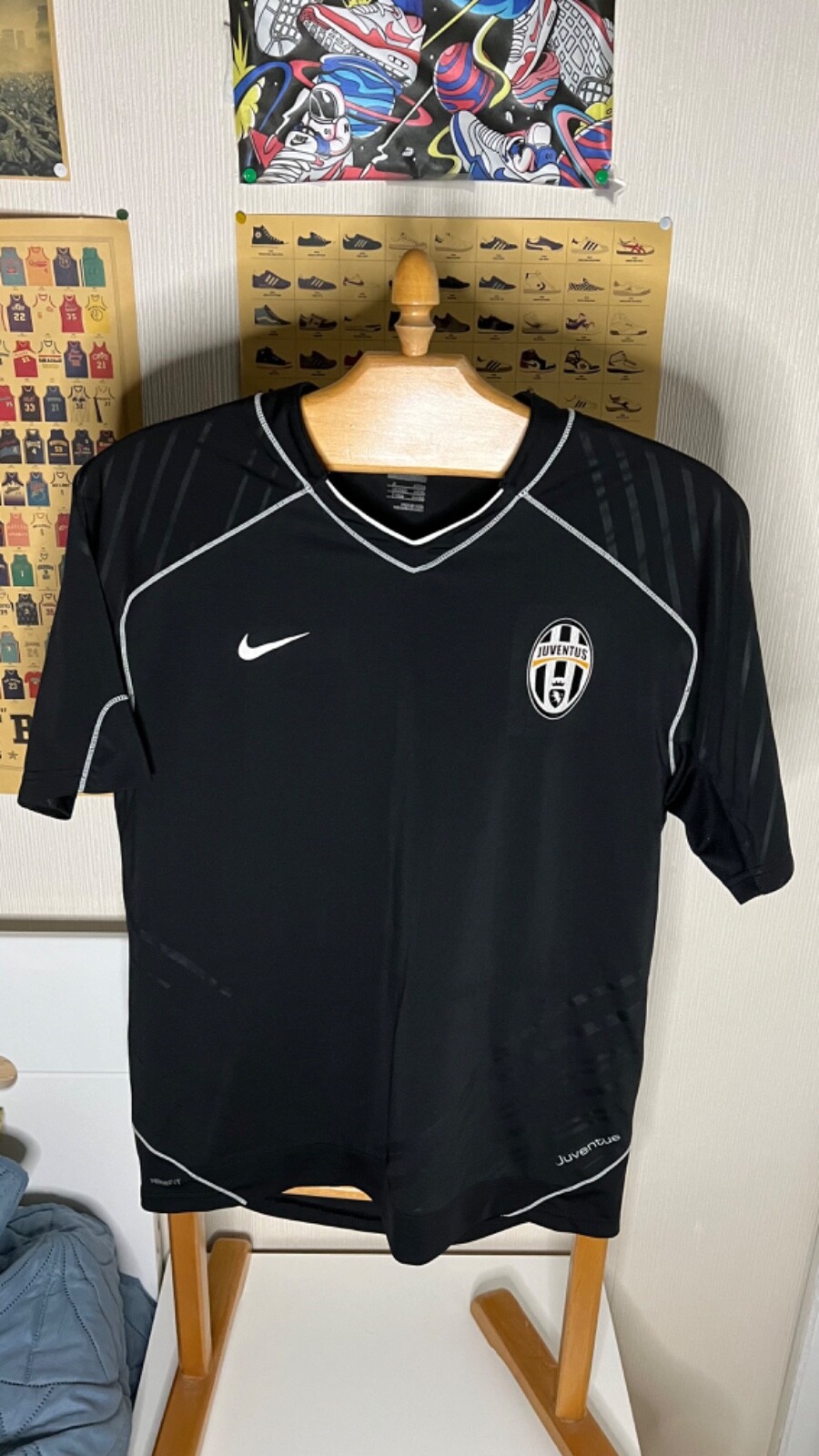 ウェア 00s vintage nike julentus soccer umiform Vintage Jersey NIKE JUVENTUS 2005-2006 Home Knit Shirt