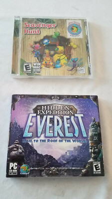 Hidden Expedition Everest & SCAVENGER HUNT PC CD ROMS WIN/MAC...SEE PHOTOS