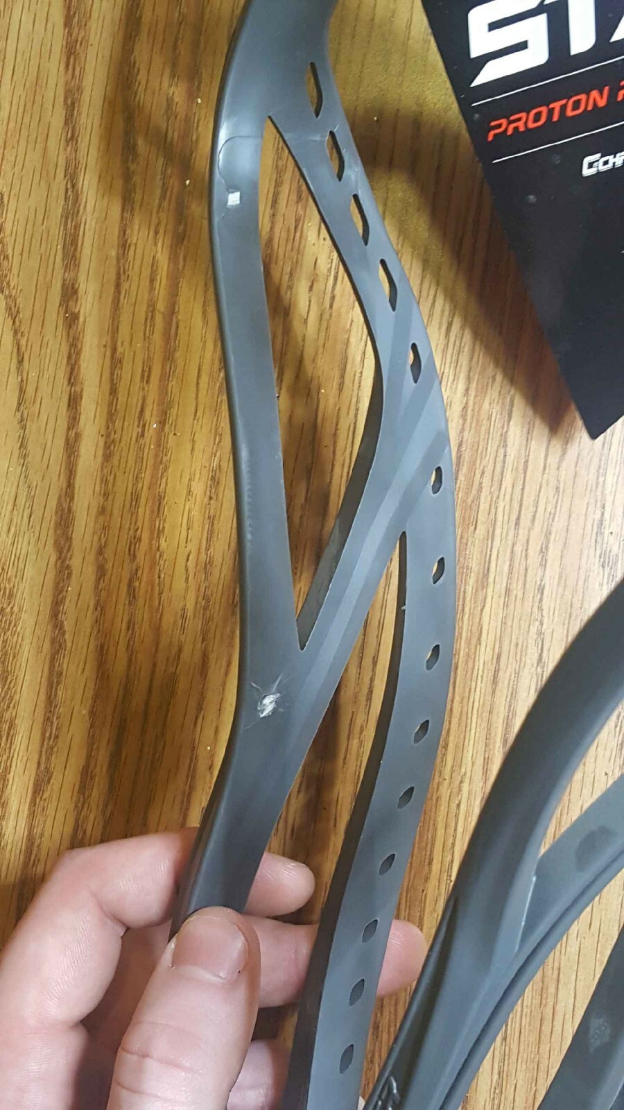 STX C-Channel Proton Power Lacrosse Head - Grey with tags