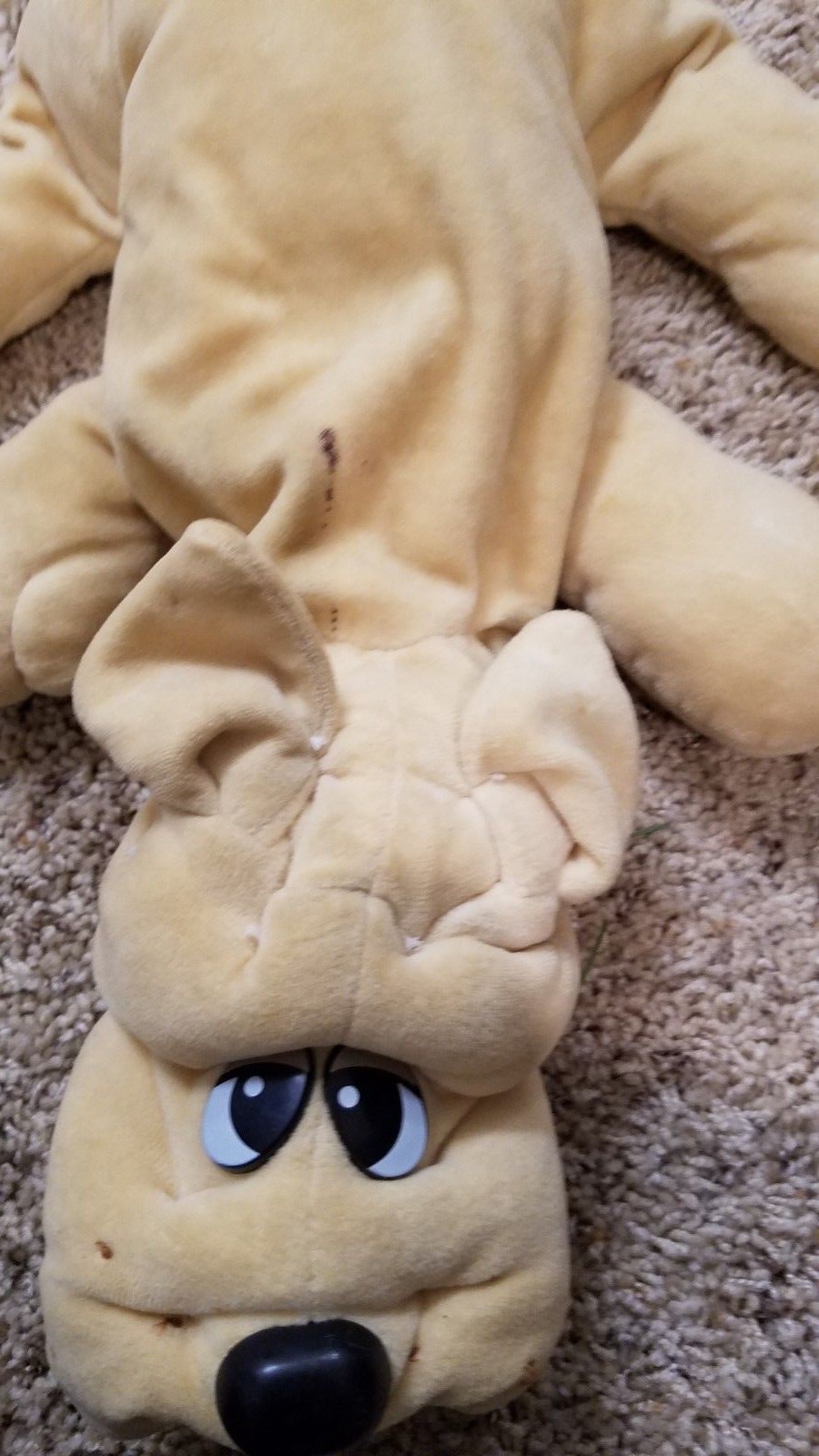 Vintage  Large 1985 Tonka Pound Puppies Puppy Tan 18