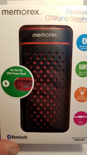 FlexBeats Bluetooth Charging Speaker from Memorex