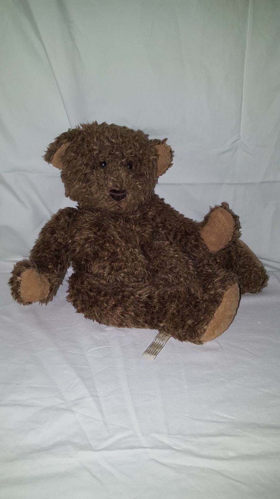 Adorable Soft Brown Eyed Brown Bear, Bearington Collection Stuffed Animal Toy