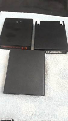 Three Game Lot- Space Invaders, Commando Raid, E.T. (Atari 2600) (020701)