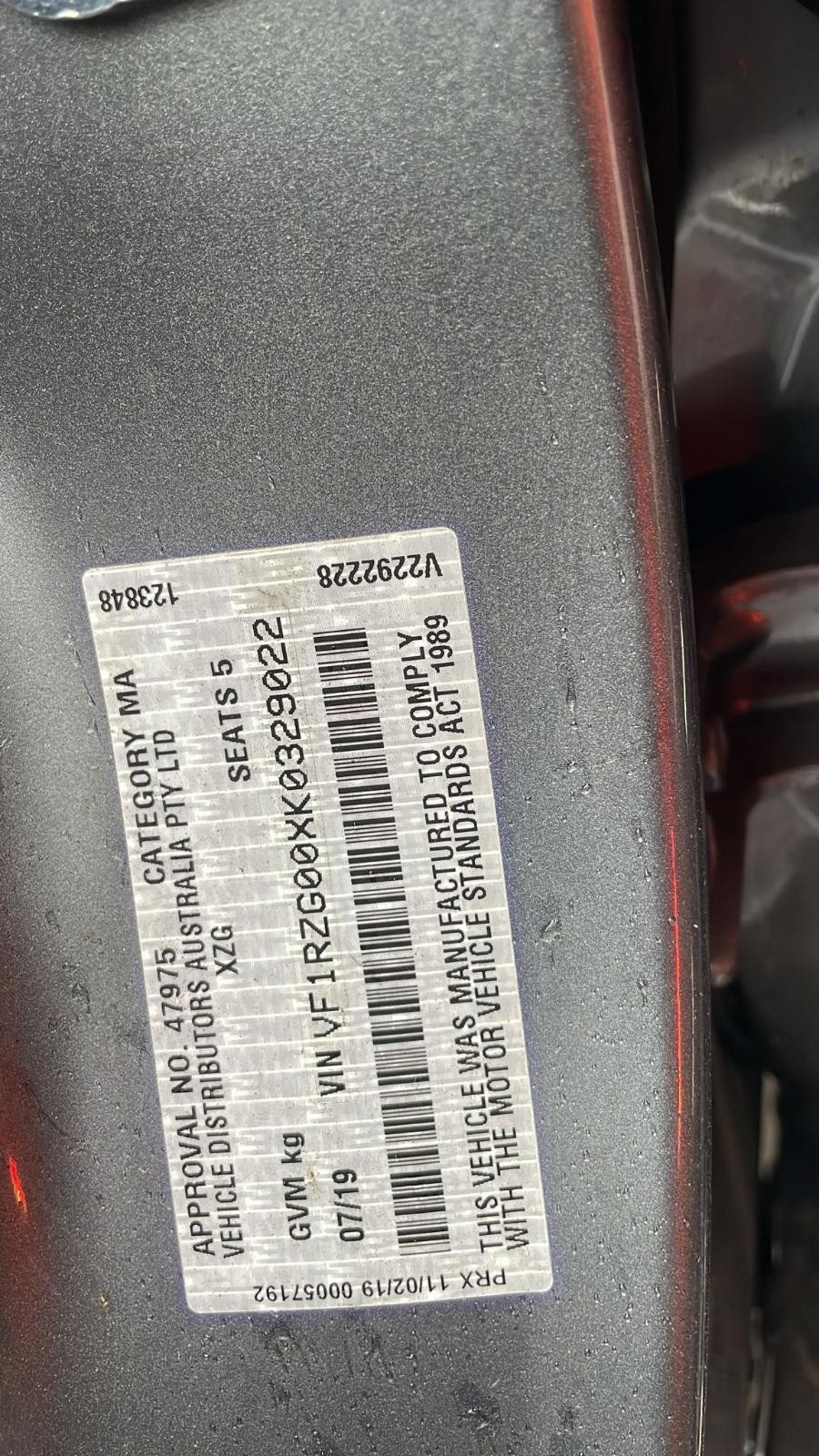 RENAULT KALEOS XZG 05/2016-2025 DASH ASSEMBLY  681008471R - thumbnail 10