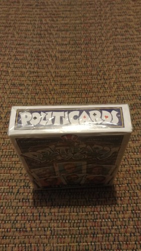 Vintage 1996 '96 Politicards 54 Playing Cards Bill Hillary Clinton Newt Sealed!