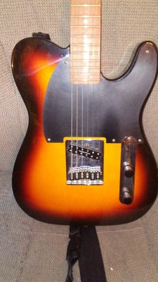 Telecaster EsquireMIM body replacement neck with Fender locking tuners 