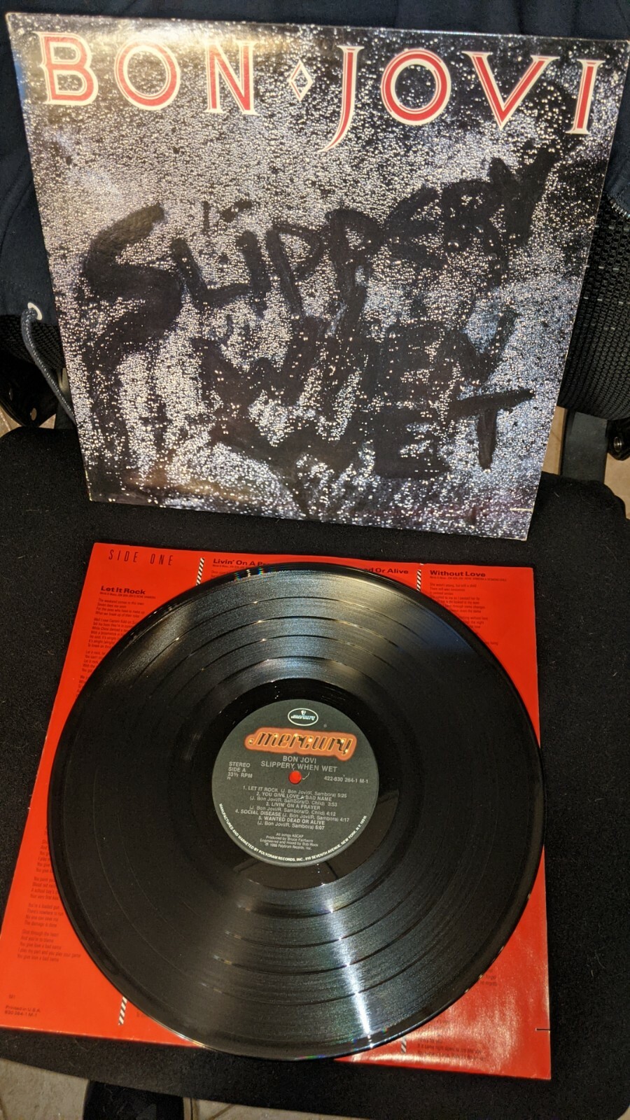 Bon Jovi Slippery When Wet Mercury 830 264-1 M-1 EX/VG+ | eBay