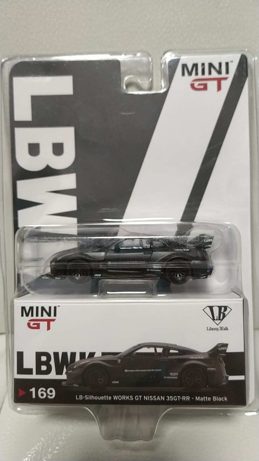 MINI GT 169 LBWK LB-Silhouette WORKS GT NISSAN 35GT-RR Ver.1 MINI GT 169 LBWK LB-Silhouette WORKS GT NISSAN 35GT-RR Ver.1