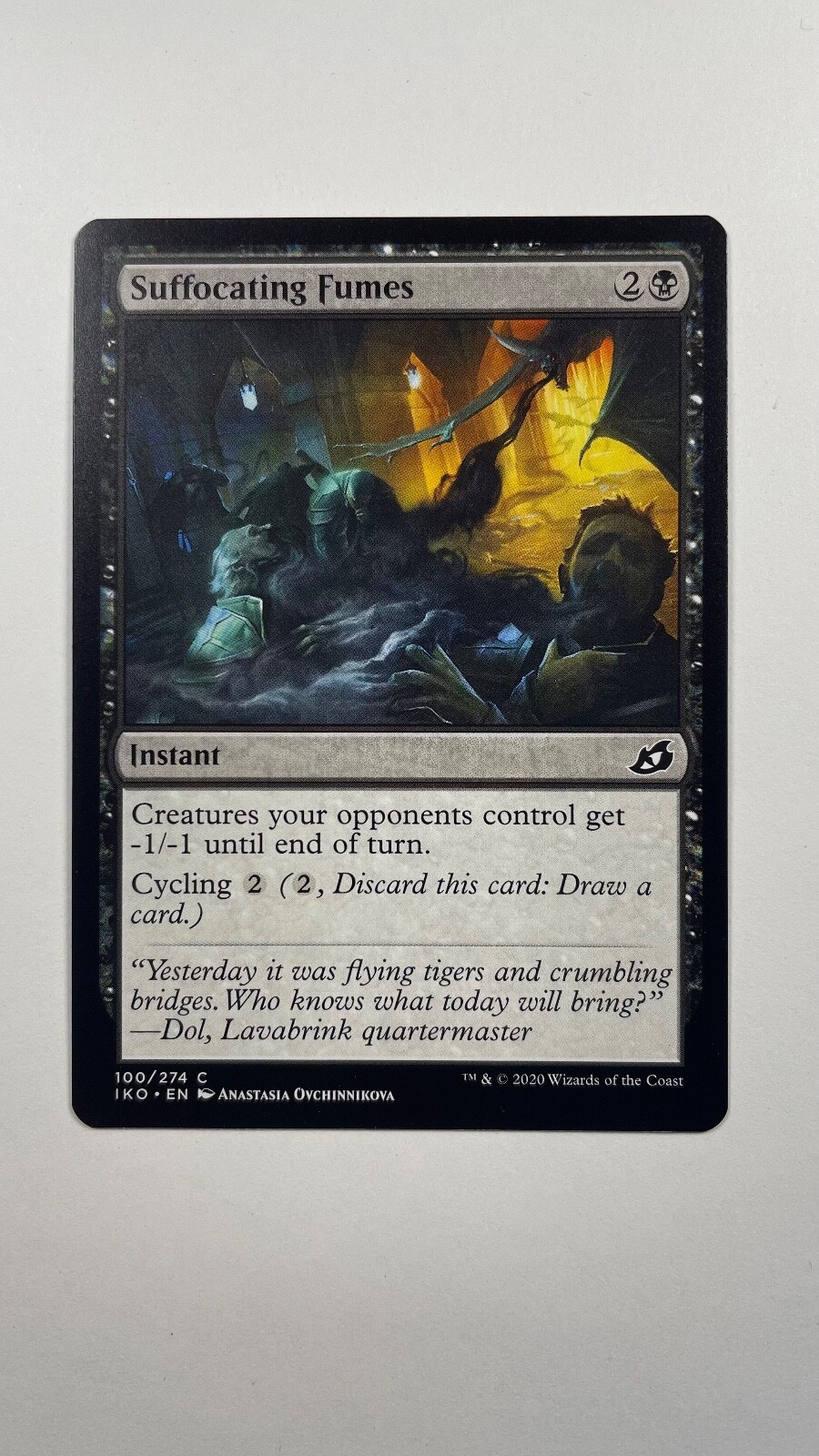 MTG Ikoria Lair of Behemoths Suffocating Fumes 100/274 Magic