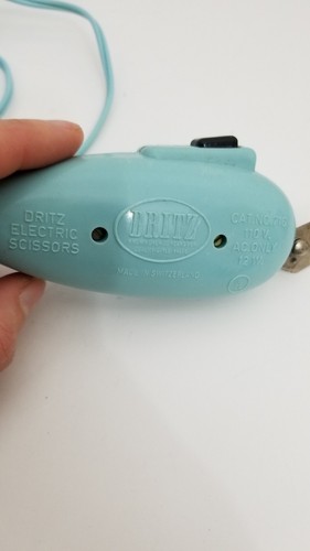 Vintage Dritz electric scissors shears sewing retro decor crafts 60s