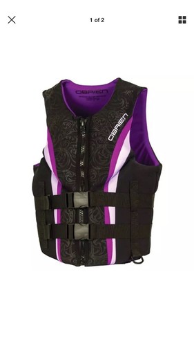 O'Brien Women's Life Jackets & Vests Impulse Neoprene Vest, Purple, XS X Small