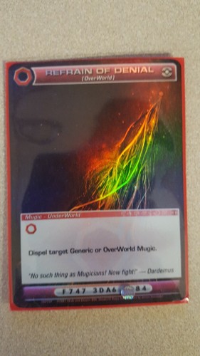 Chaotic Card - Super Rare Foil - Refrain of Denial (Overworld)