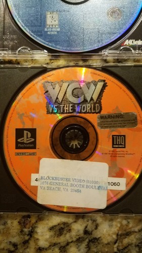 PlayStation Games Lot Of 2 WCW And WWF