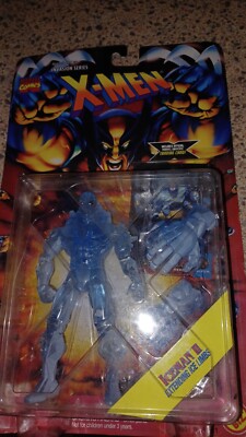 NEW X-Men Invasion Series Iceman 2 Action Figure W/ Trading Card 1995 Toy Biz
