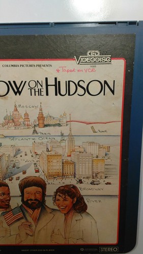 CED VideoDisc Moscow On The Hudson (1984), Columbia Pictures, CED VideoDisc