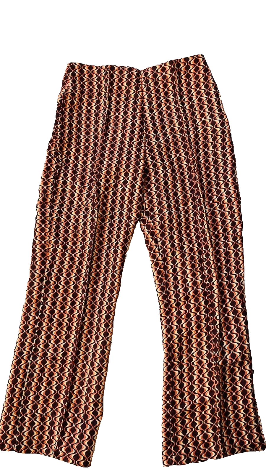RVCA Drip High Waisted Floral Cropped Flare Pants Espresso Size 27 AVJNP00181