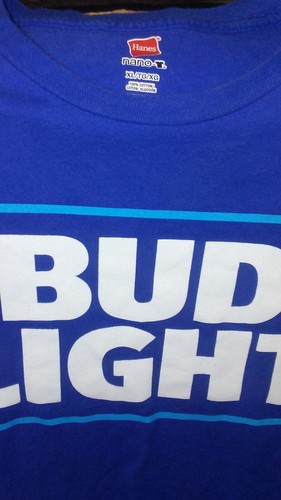 Vintage Bud Light Tee Shirt - Hanes X-Large